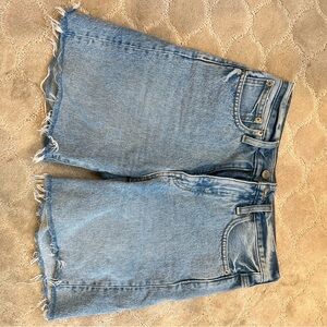 J. Crew High Waisted Jean Shorts
